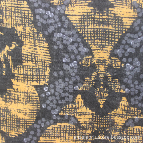 100% pima cotton digital printed voile fabric